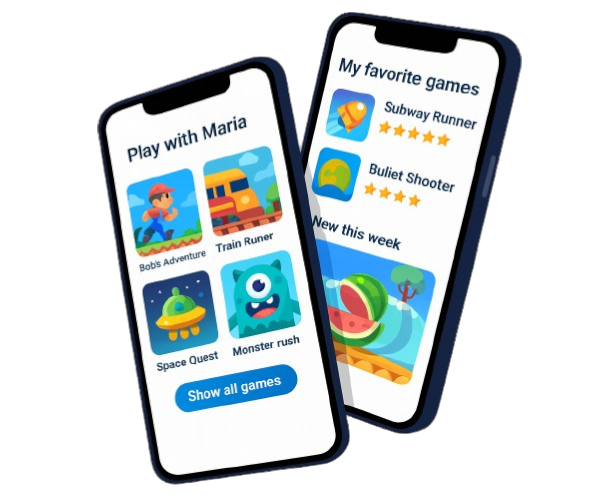 Mockup App Game Finder